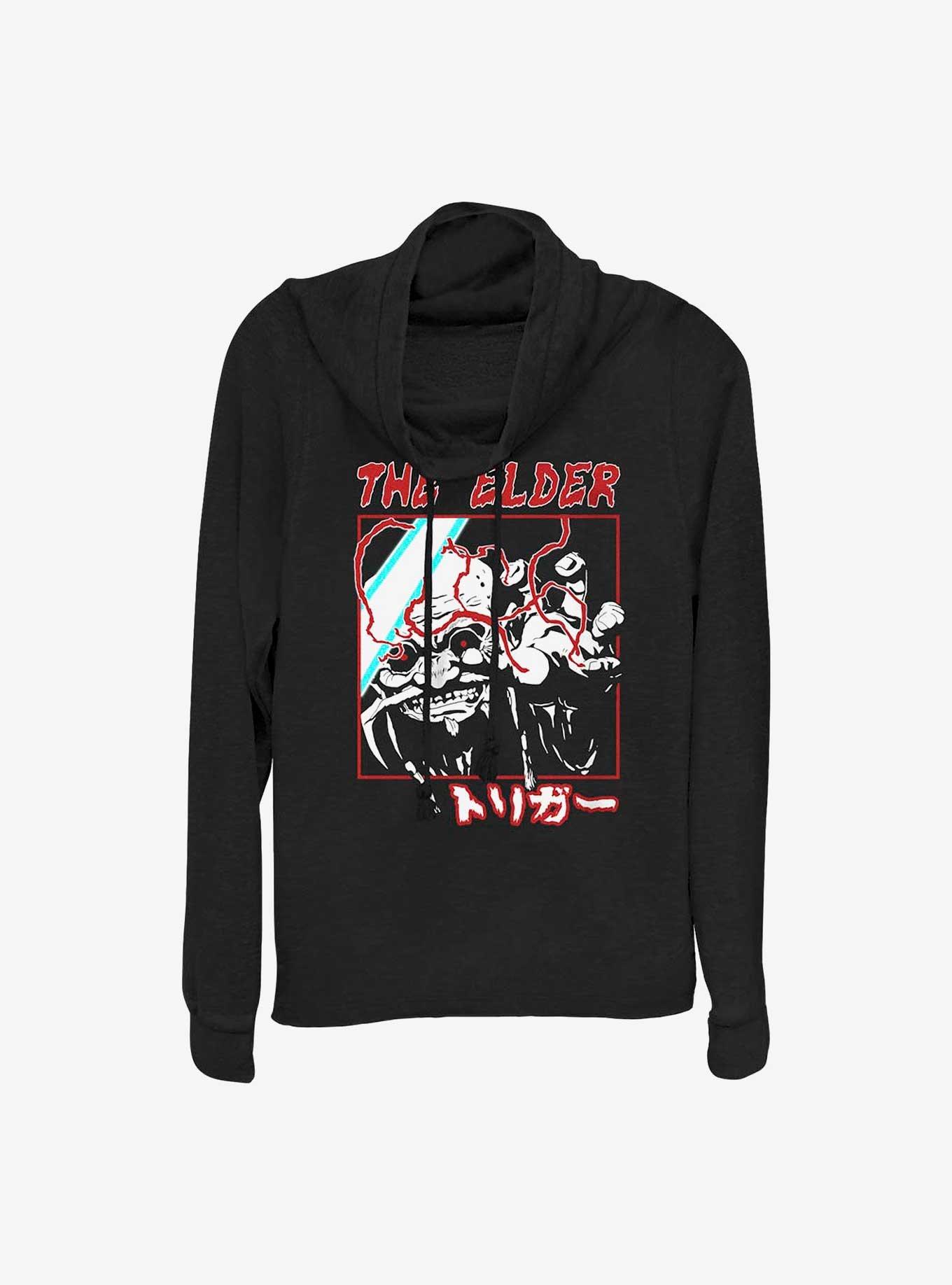 Star Wars: Visions The Elder Face-Off Cowlneck Long-Sleeve Girls Top, , hi-res
