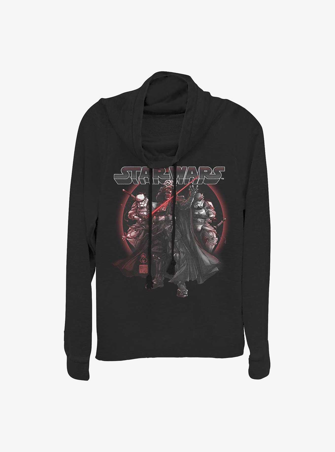 Star Wars: Visions Darth Vader & Stormtroopers Cowlneck Long-Sleeve Girls Top, , hi-res