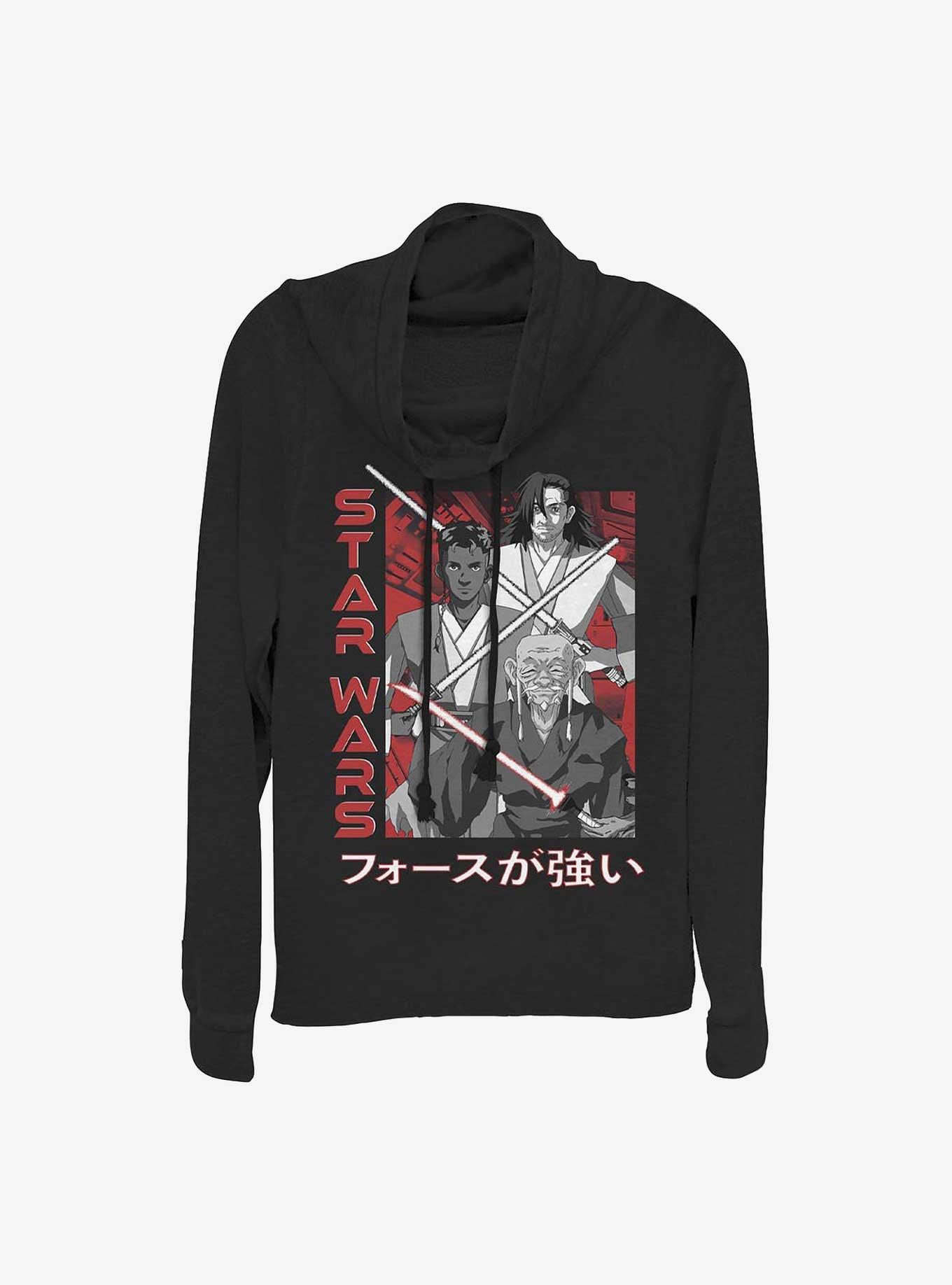 Star Wars: Visions The Elder Weapons Cowlneck Long-Sleeve Girls Top, , hi-res
