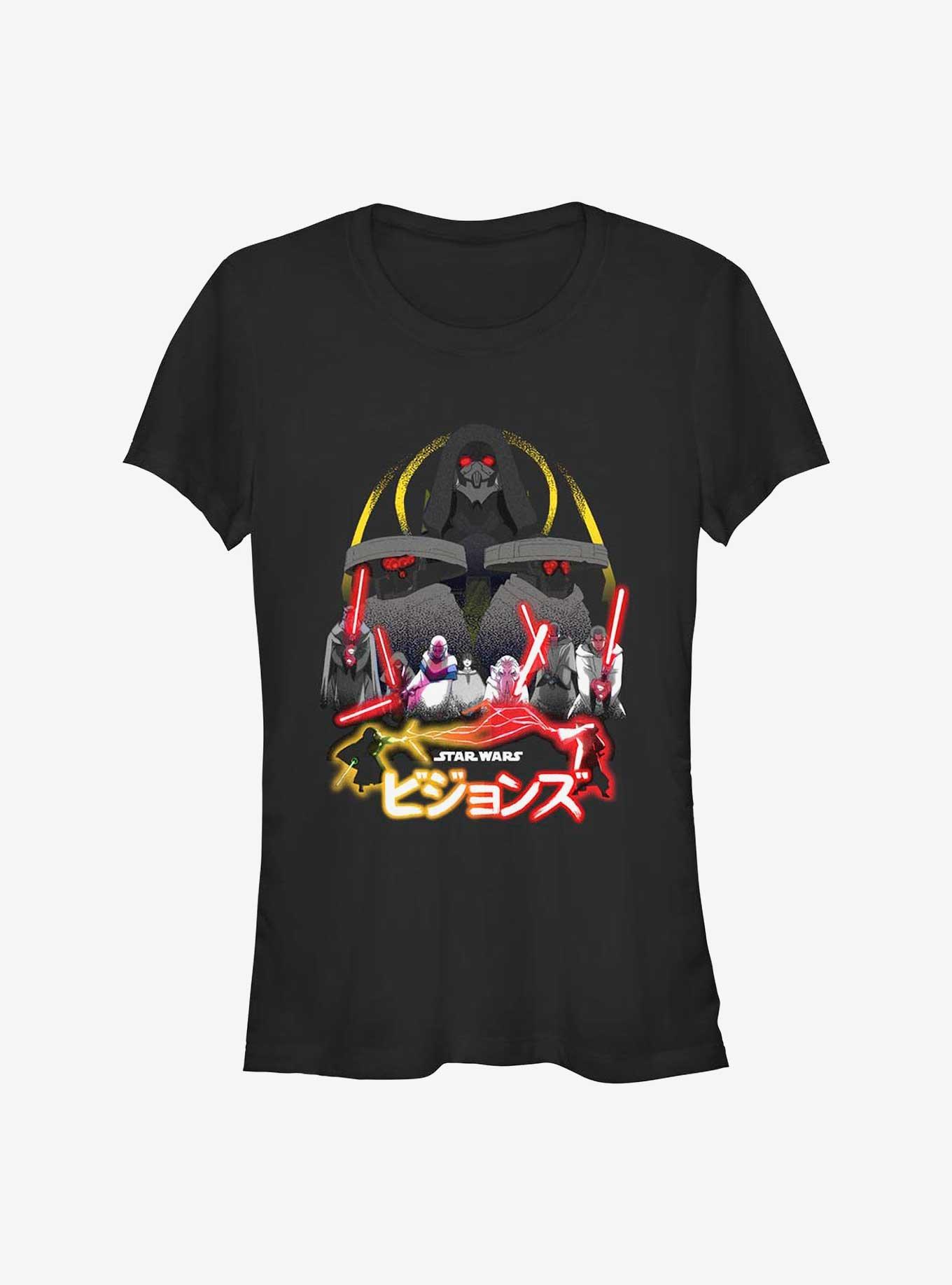 Star Wars: Visions The Ninth Jedi Face-Off Girls T-Shirt