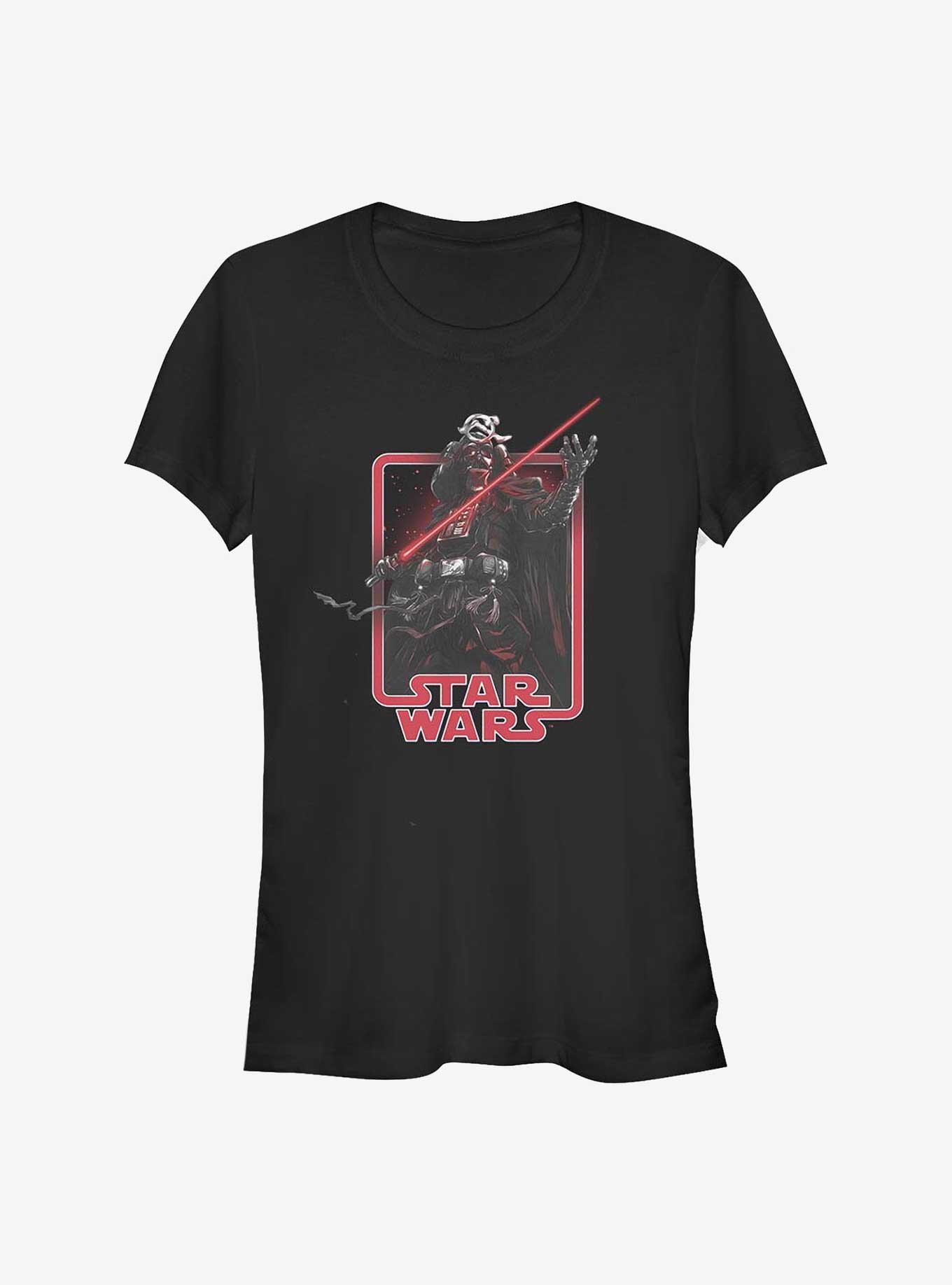 Star Wars: Visions Framed Darth Vader Girls T-Shirt, BLACK, hi-res