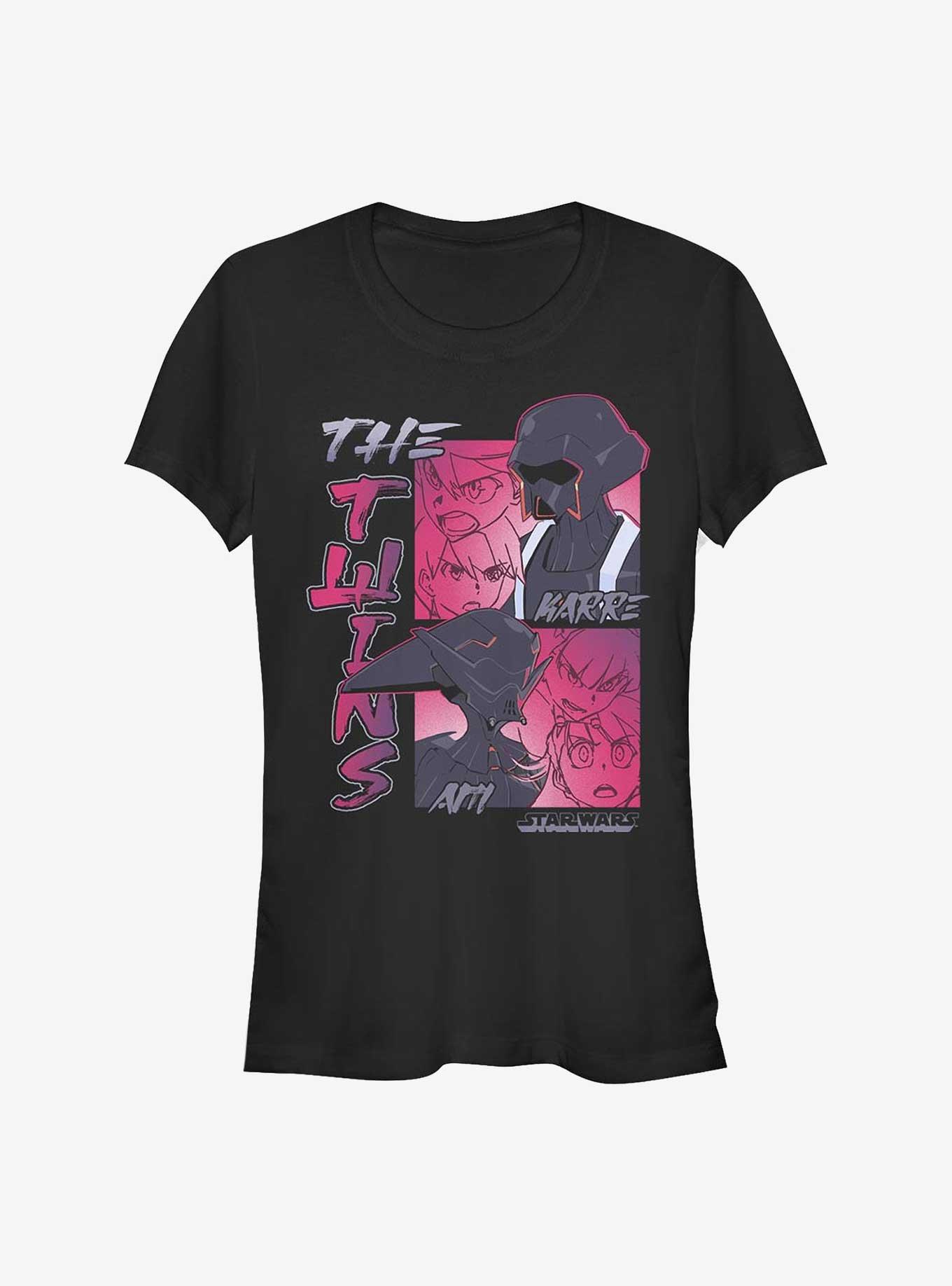 Star Wars: Visions The Twins Girls T-Shirt, BLACK, hi-res