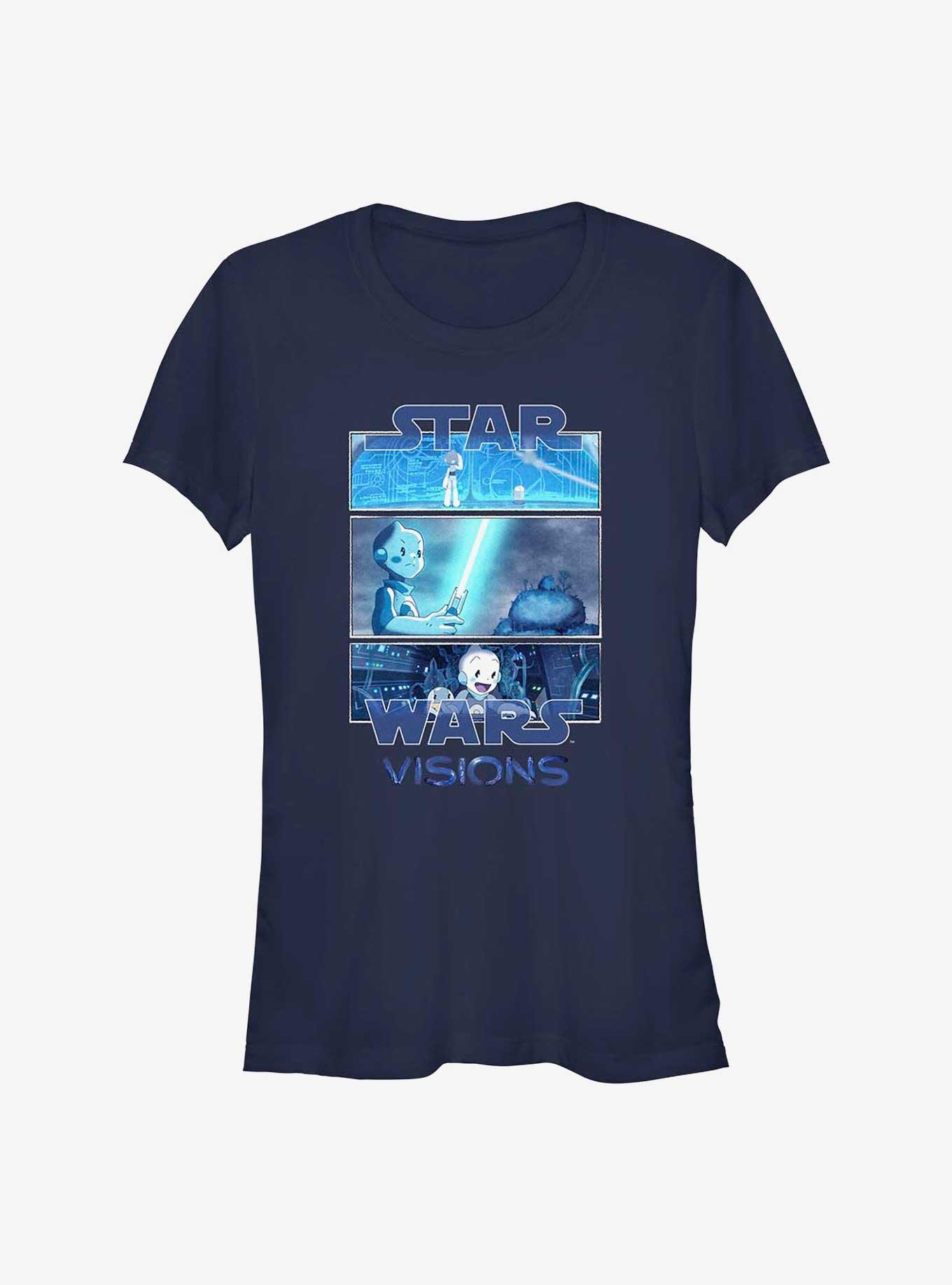 Star Wars: Visions T0-B1 Tri Panel Girls T-Shirt