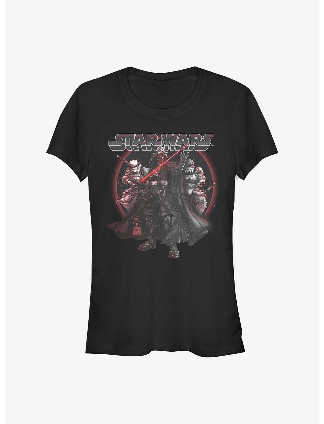 Star Wars: Visions Darth Vader & Stormtroopers Girls T-Shirt, BLACK, hi-res