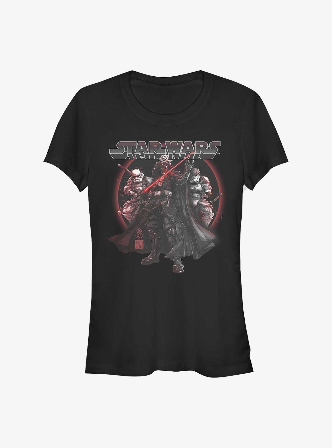 Star Wars: Visions Darth Vader & Stormtroopers Girls T-Shirt, BLACK, hi-res