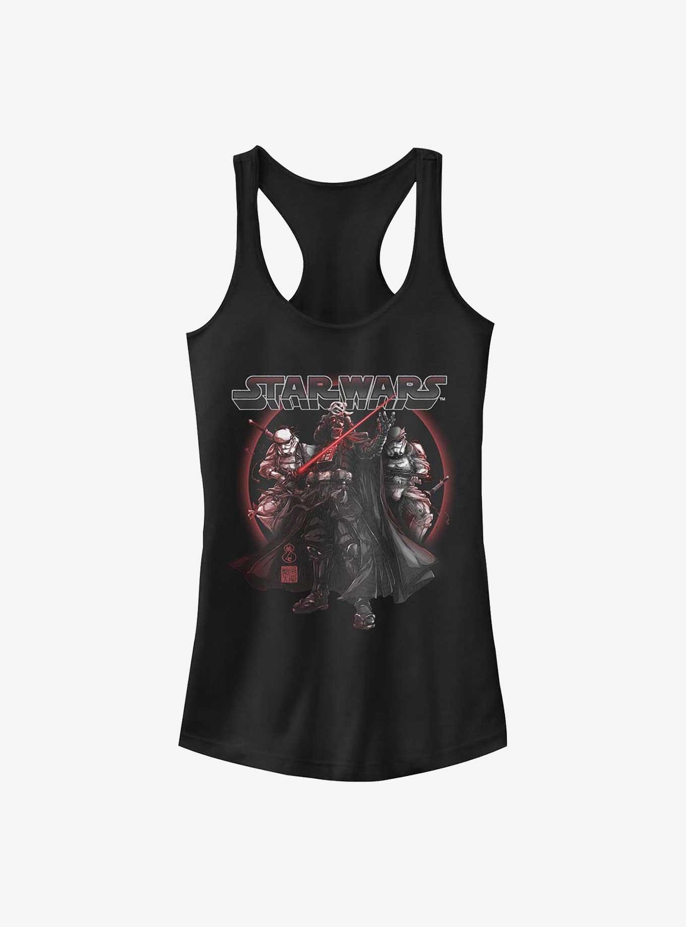 Star Wars: Visions Darth Vader & Stormtroopers Girls Tank, BLACK, hi-res