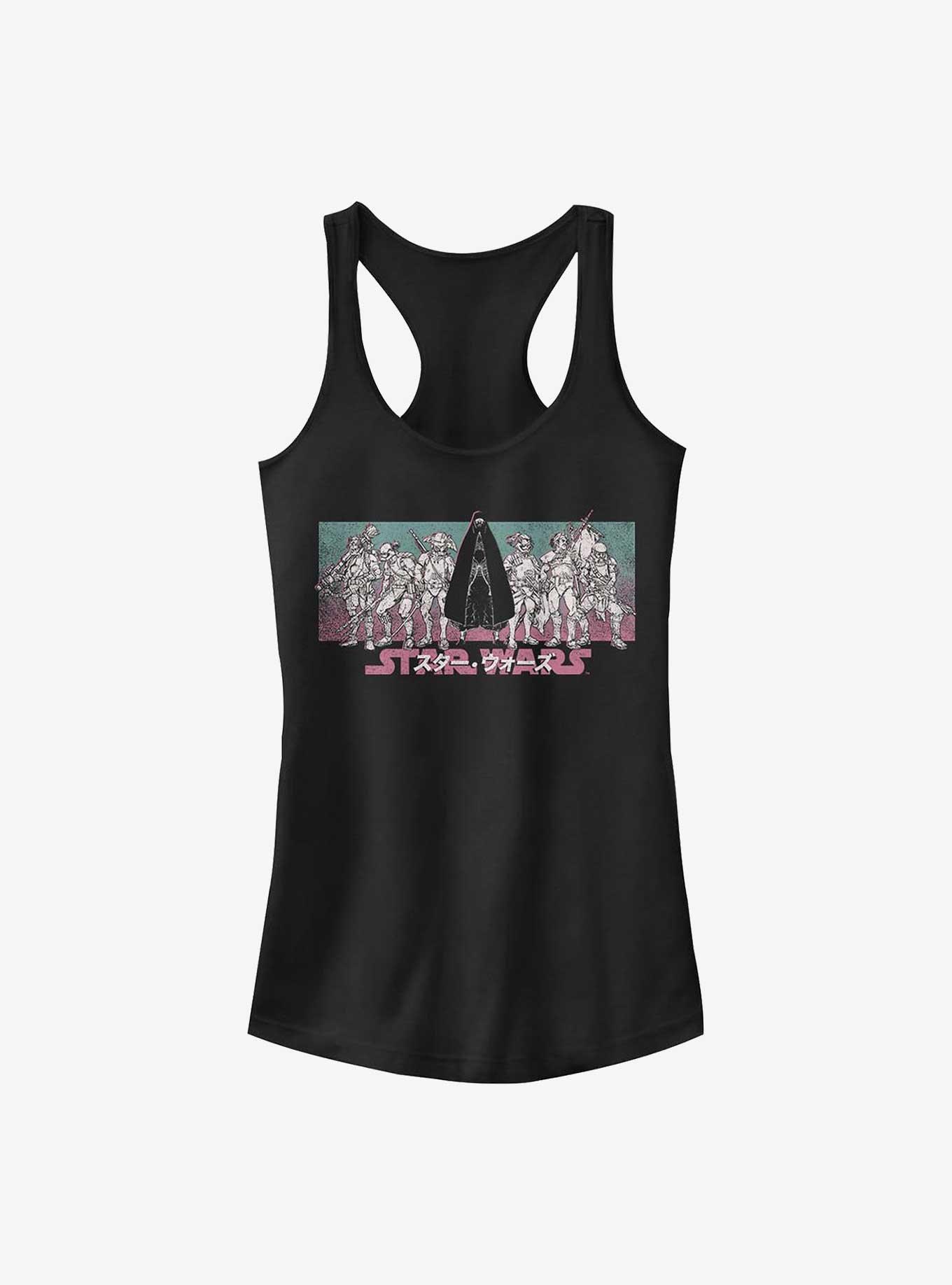 Star Wars: Visions Group Lineup Girls Tank, BLACK, hi-res