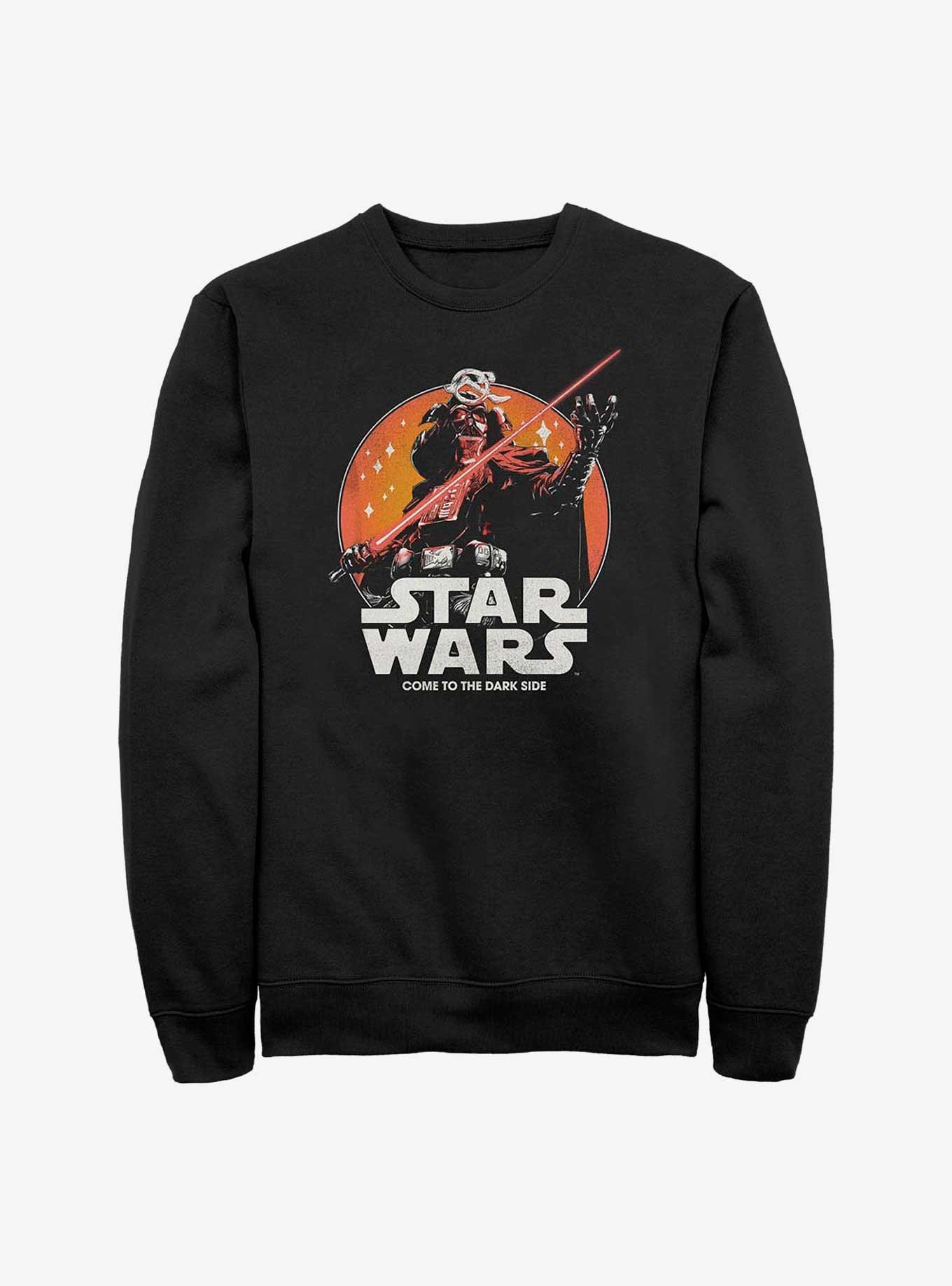 Star Wars: Visions Close-Up Darth Vader Crew Sweatshirt, BLACK, hi-res