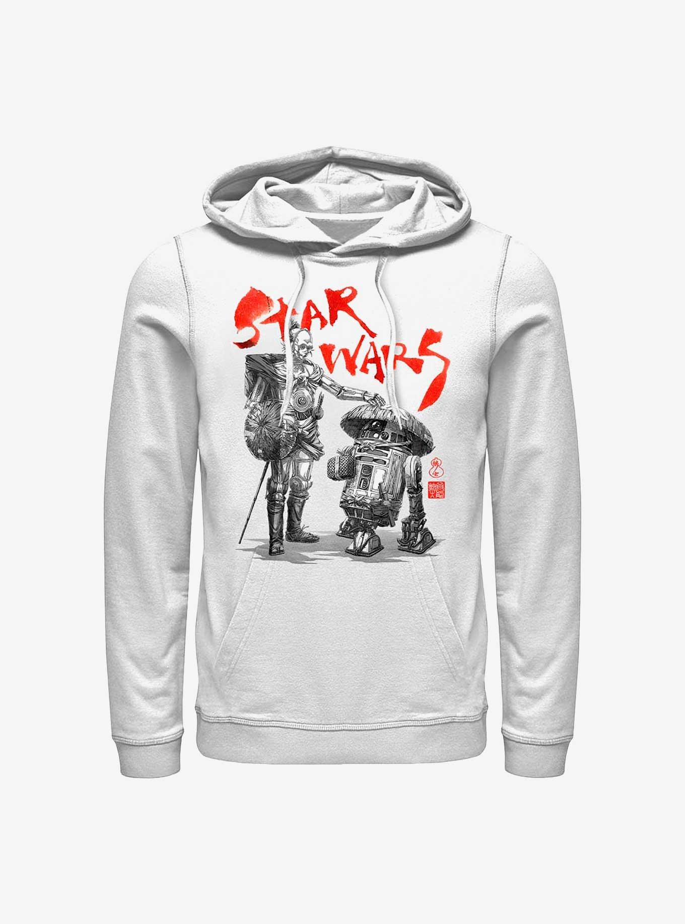 Star Wars: Visions Anime Droids Hoodie, WHITE, hi-res