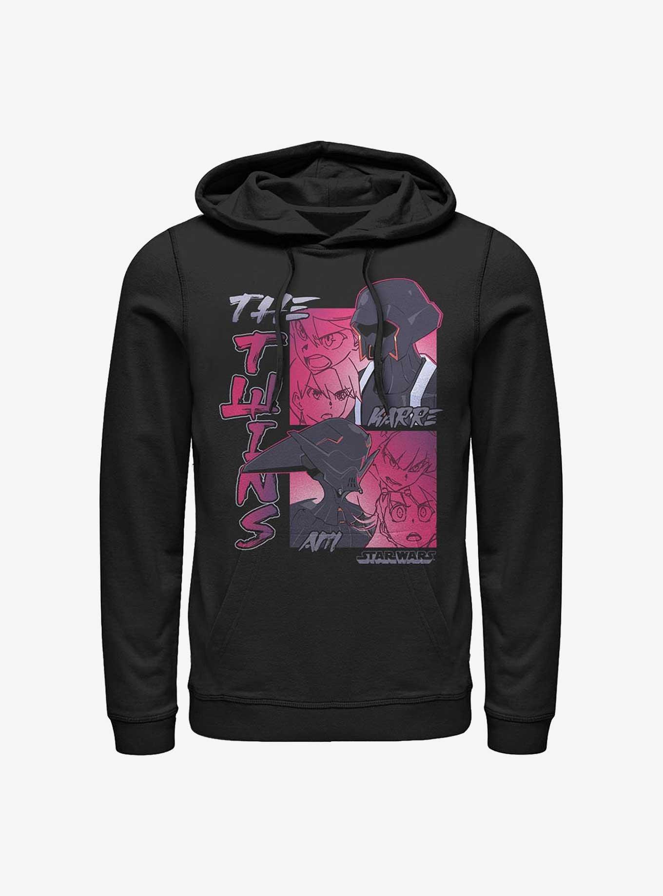 Star Wars: Visions The Twins Hoodie, BLACK, hi-res