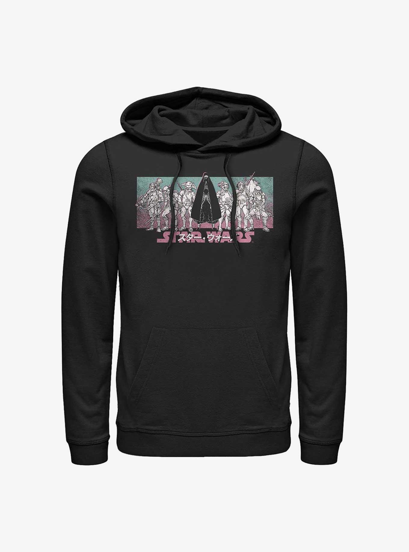 Star Wars: Visions Group Lineup Hoodie, BLACK, hi-res