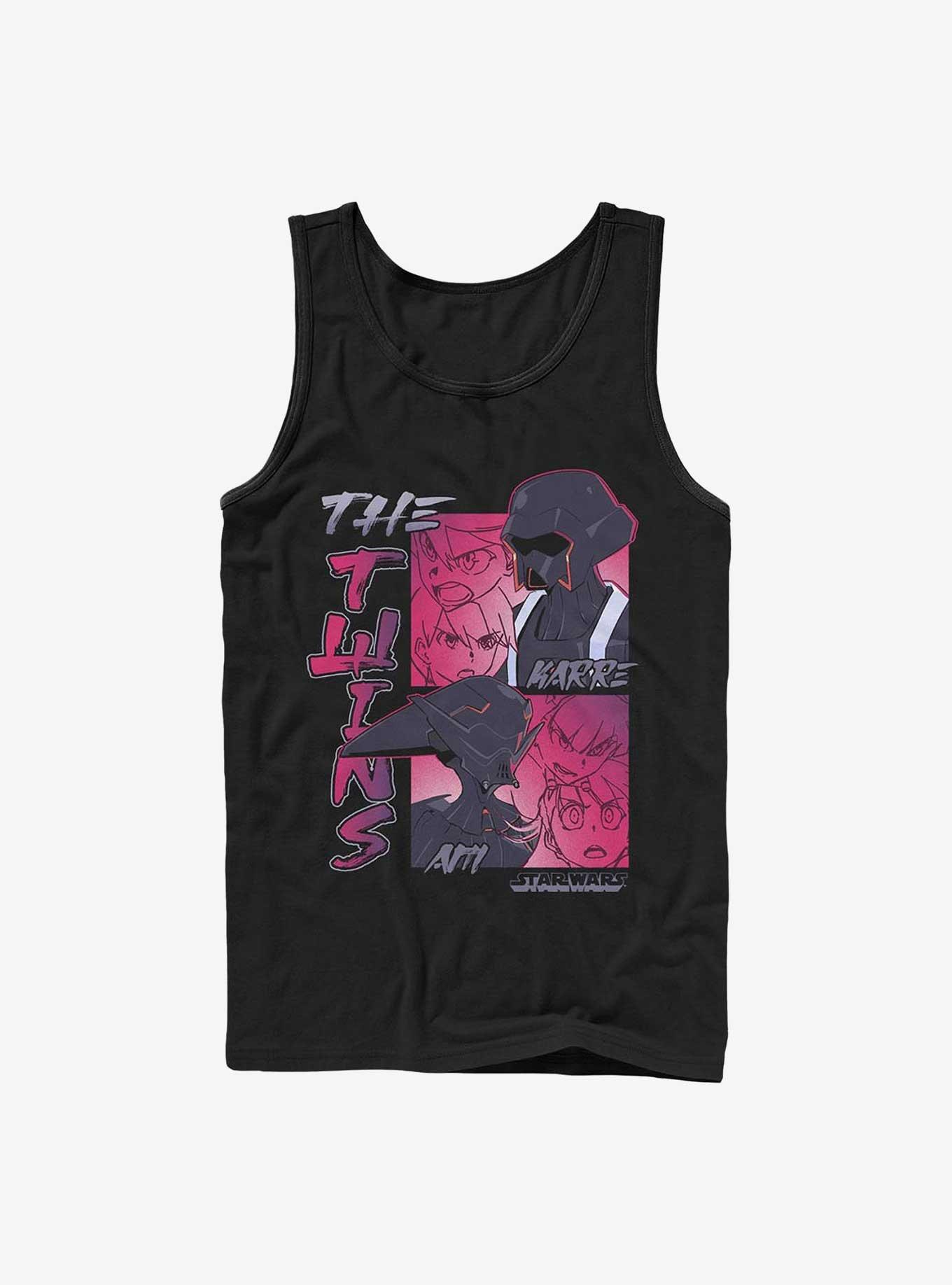 Star Wars: Visions The Twins Tank Top, BLACK, hi-res