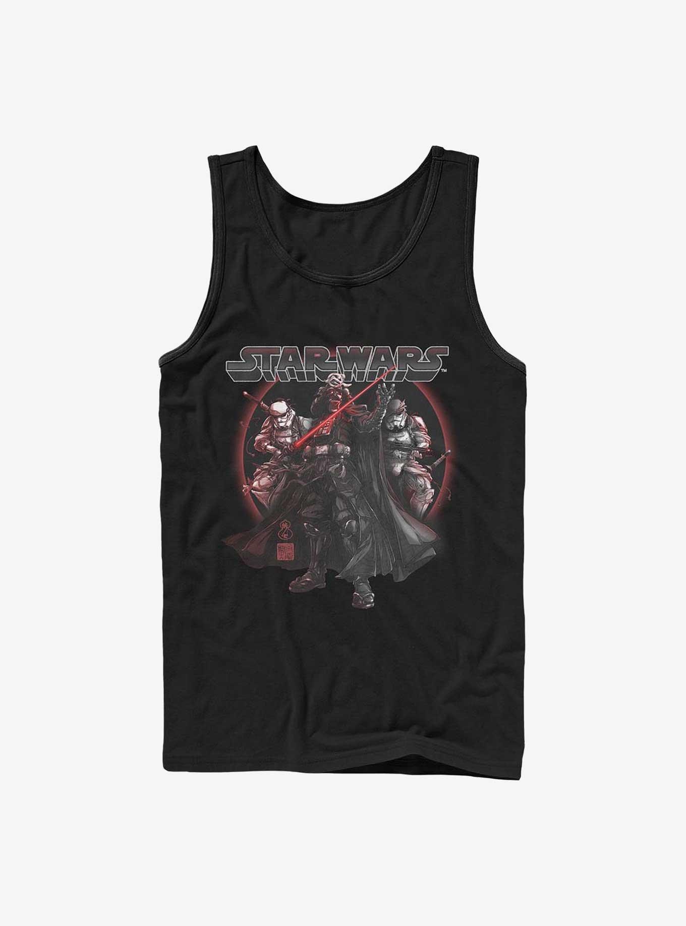 Star Wars: Visions Darth Vader & Stormtroopers Tank Top, BLACK, hi-res