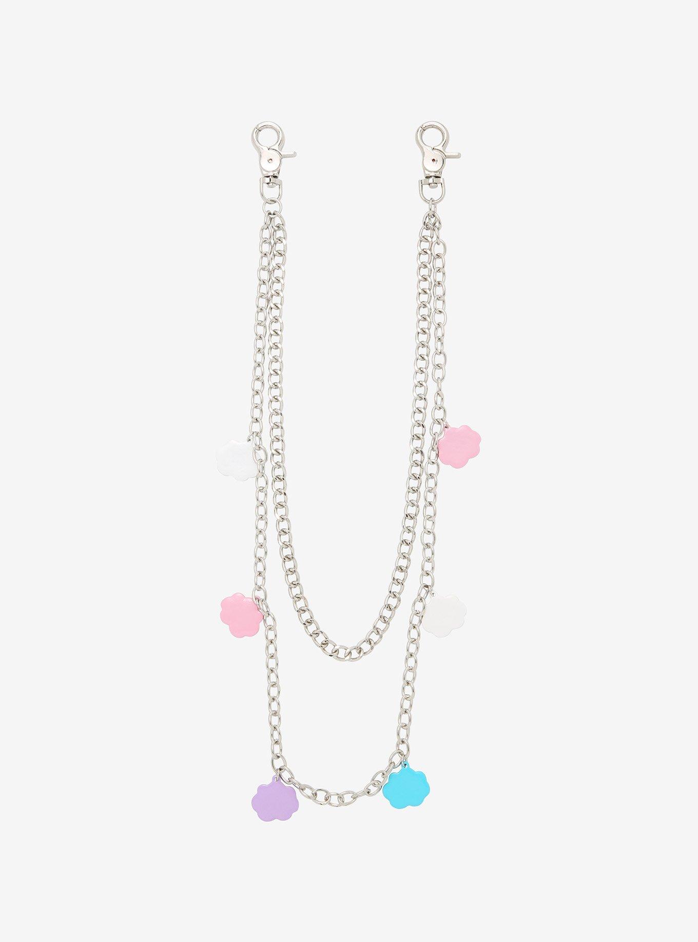 Pastel Clouds 18 Inch & 24 Inch Wallet Chain, , hi-res