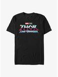 Marvel Thor: Love And Thunder Thunder Logo T-Shirt, BLACK, hi-res