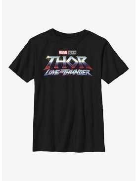 Marvel Thor: Love And Thunder Thunder Logo Youth T-Shirt, , hi-res