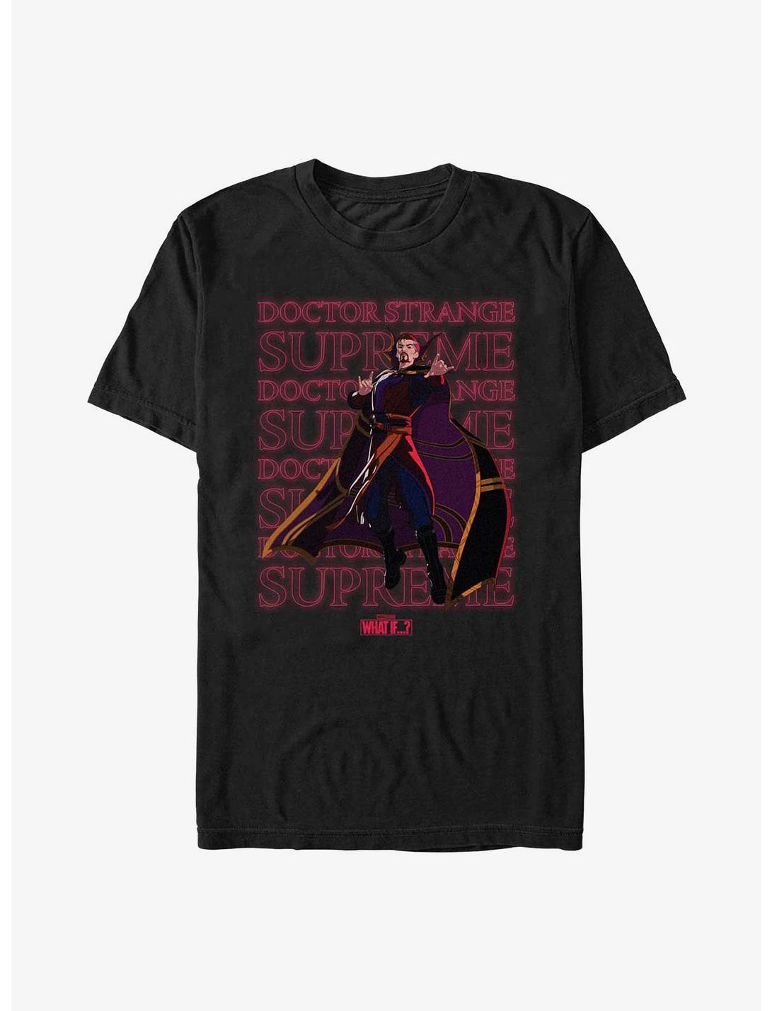 Marvel What If...? Supreme Text Stack T-Shirt, , hi-res