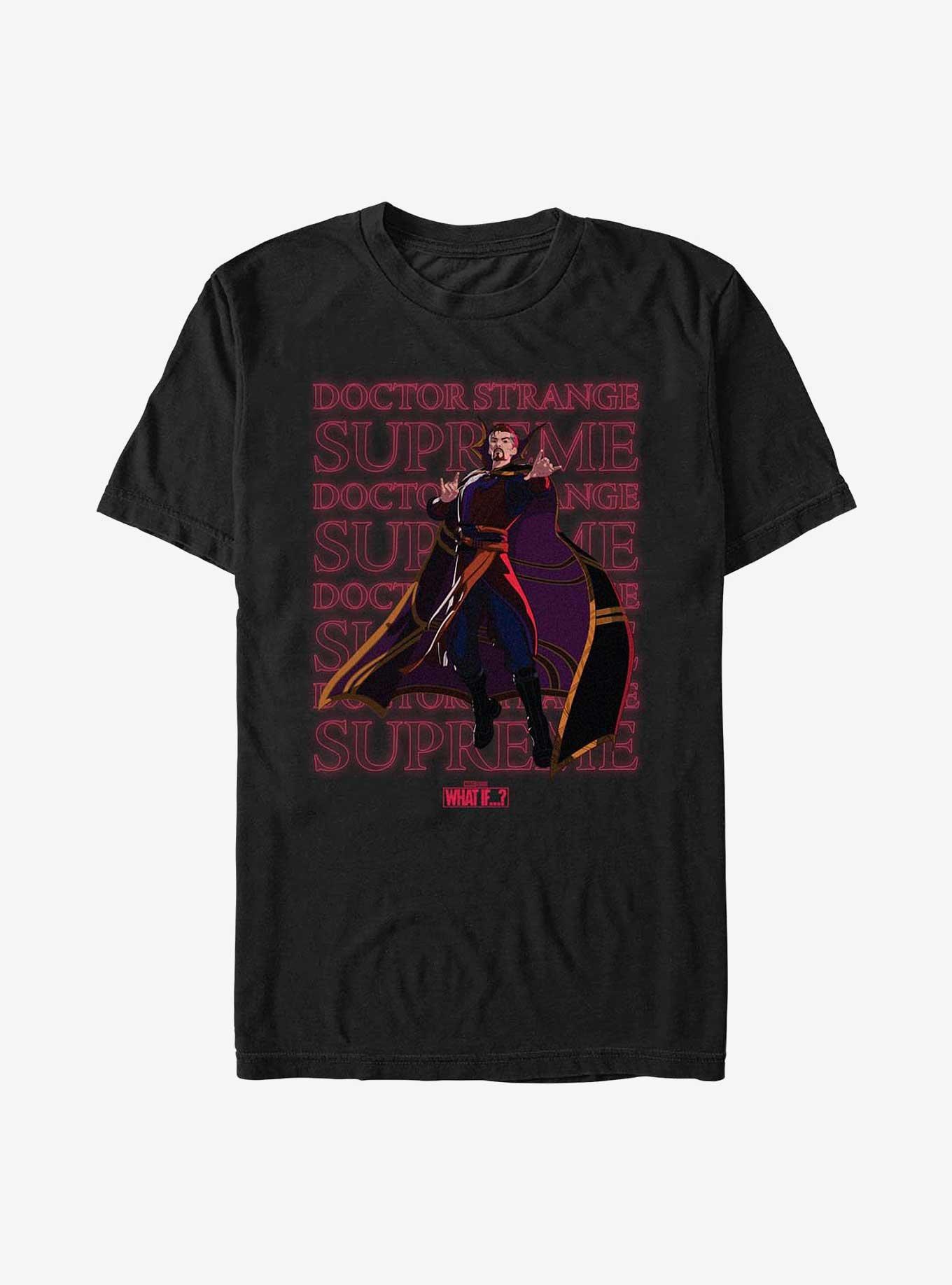 Marvel What If...? Supreme Text Stack T-Shirt, , hi-res