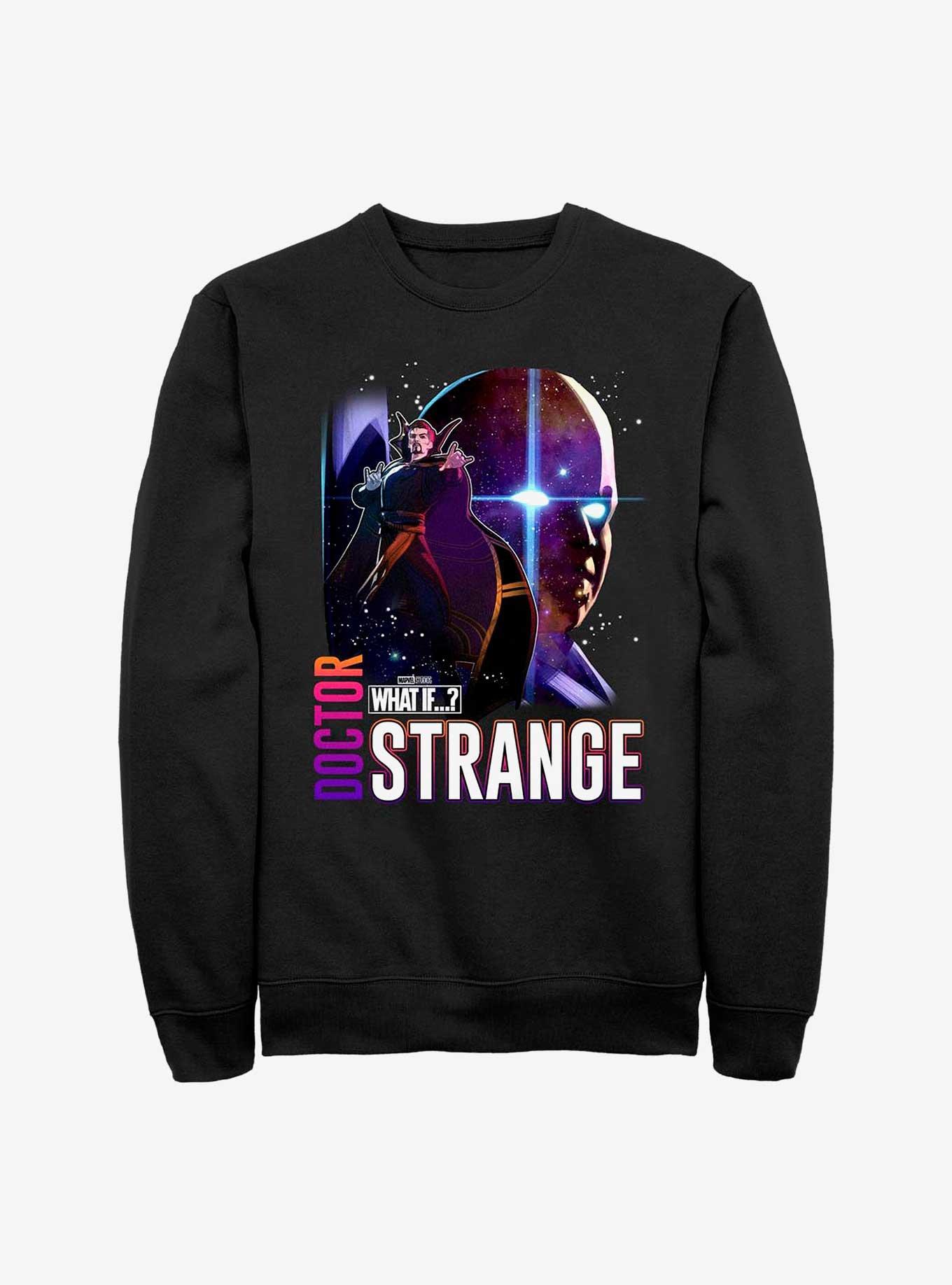 Marvel What If...? Watcher Dr Strange Sweatshirt, BLACK, hi-res