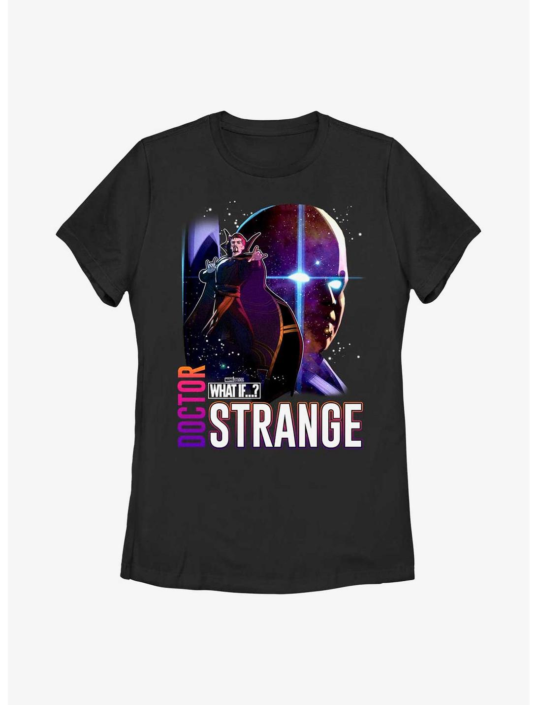 Marvel What If...? Watcher Dr Strange Womens T-Shirt, BLACK, hi-res