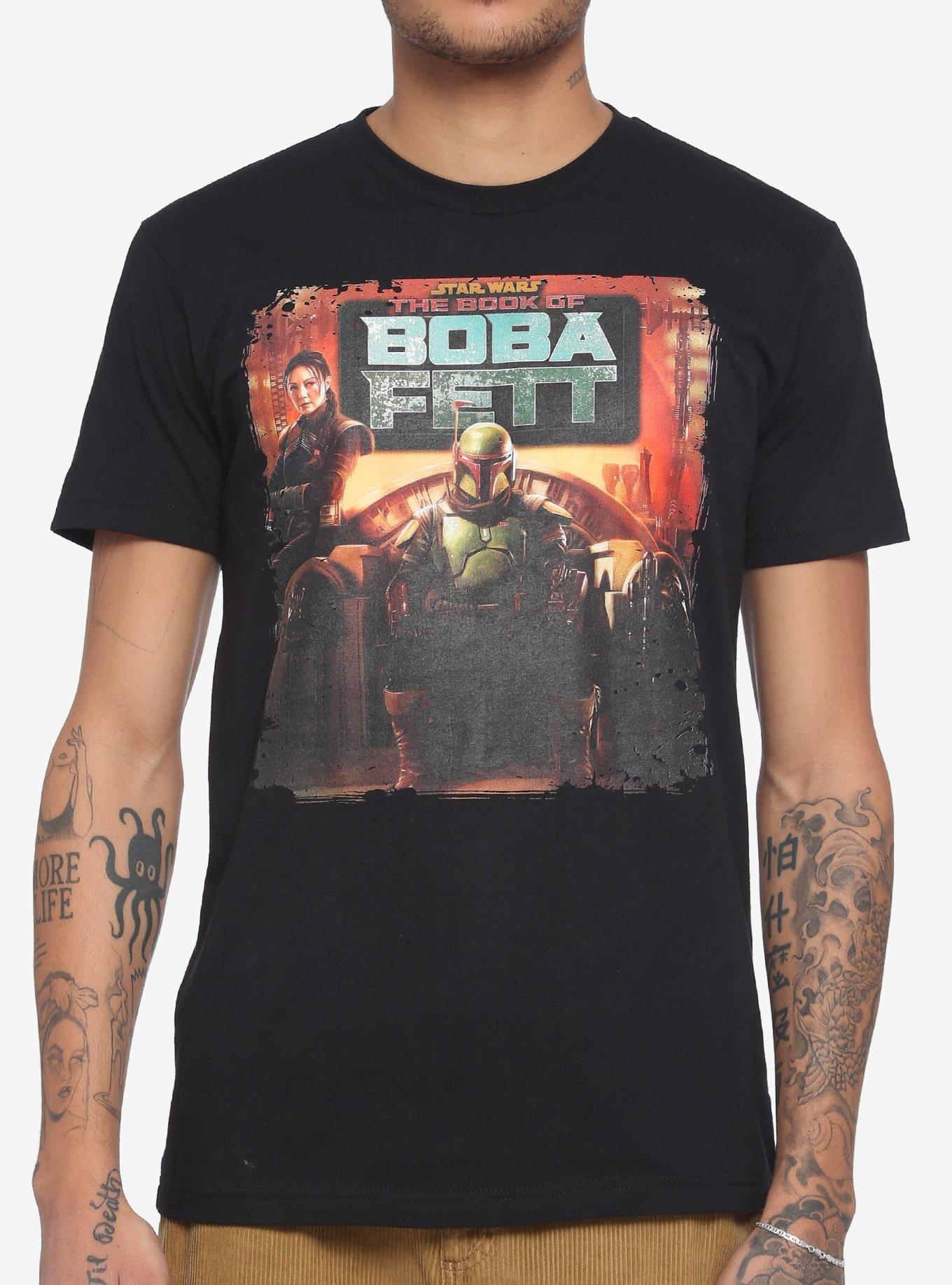 Star Wars The Book Of Boba Fett Throne T-Shirt, BLACK, hi-res