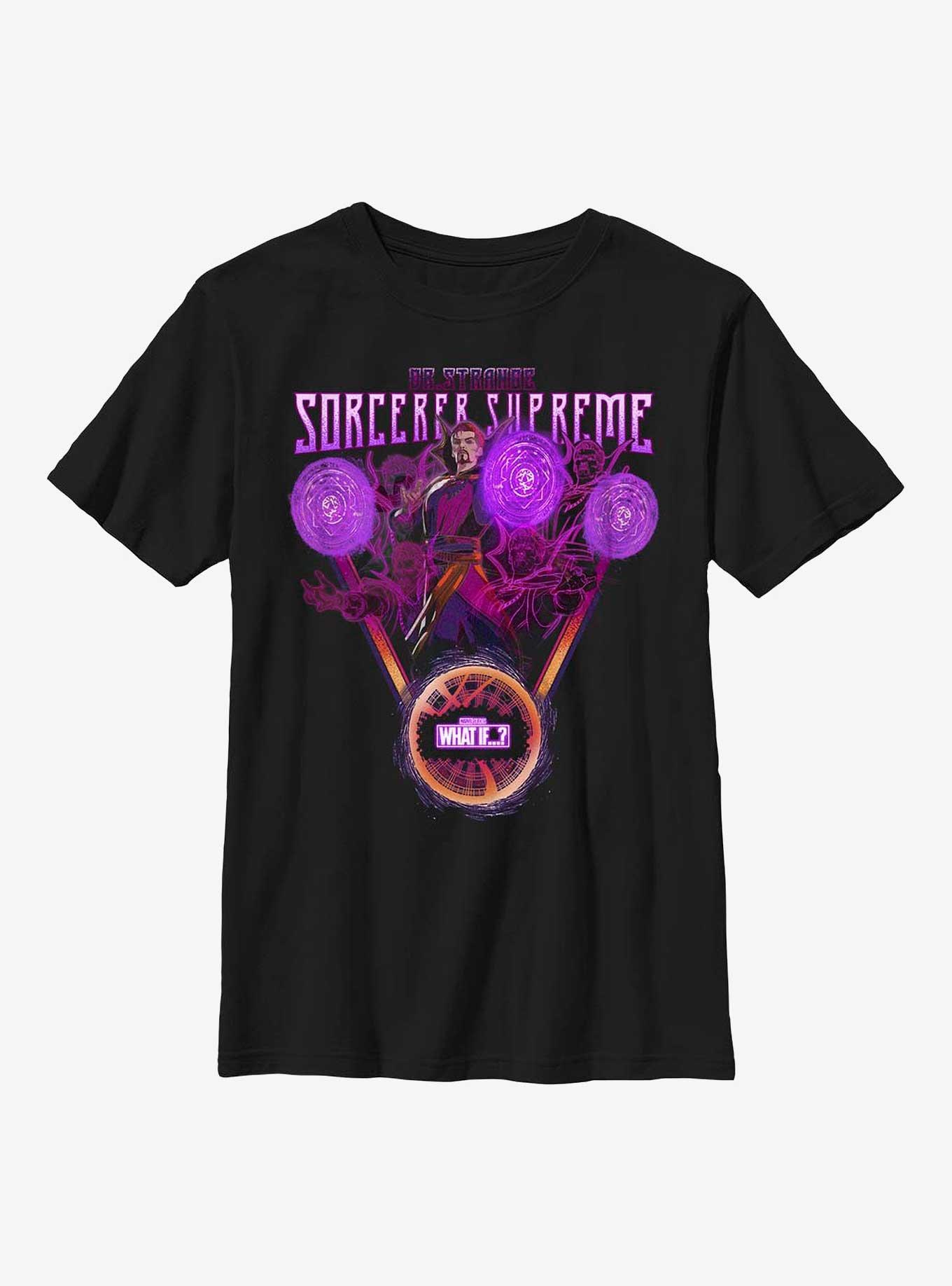 Marvel What If...? Doctor Supreme To You Youth T-Shirt, BLACK, hi-res