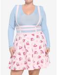 My Melody Strappy Suspender Skirt Plus Size, PINK, hi-res