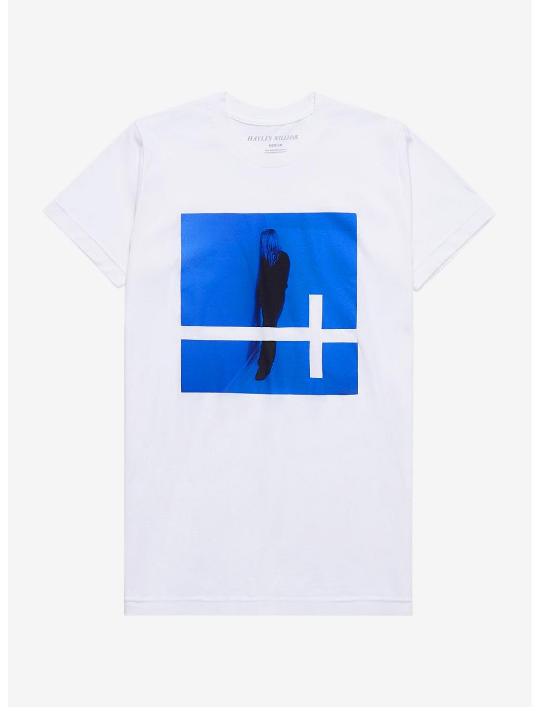 Hayley Williams Blue Cross Girls T-Shirt, WHITE, hi-res