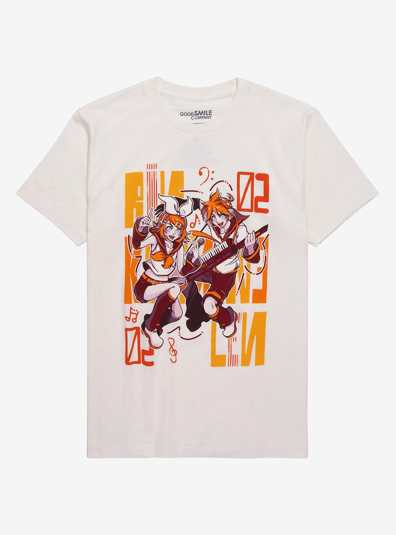 Hatsune Miku Kagamine Rin & Len T-Shirt, SAND, hi-res