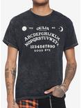 Ouija Board Mineral Wash T-Shirt, BLACK, hi-res
