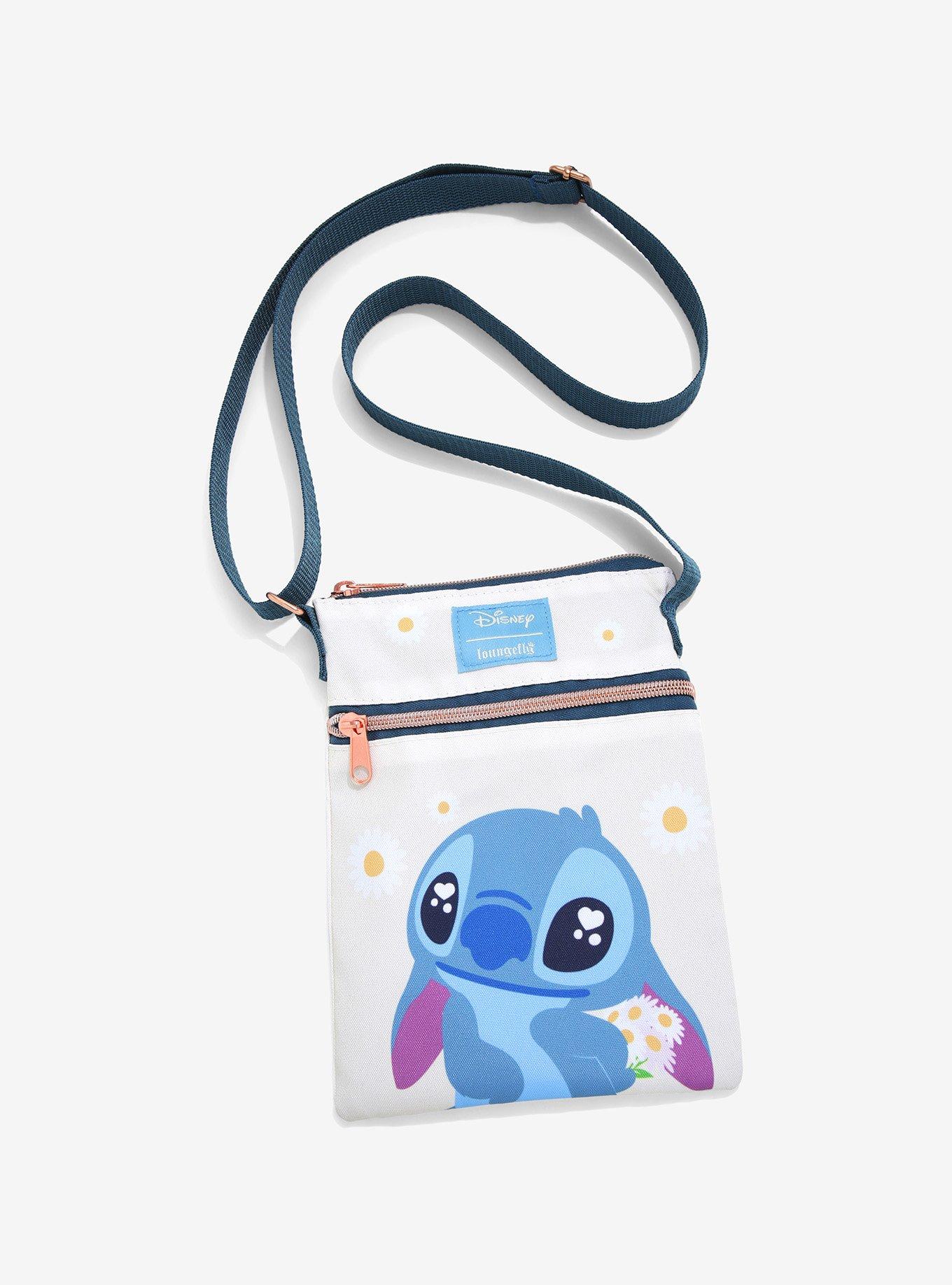 Loungefly Disney Lilo & Stitch Daisies Passport Crossbody Bag, , hi-res