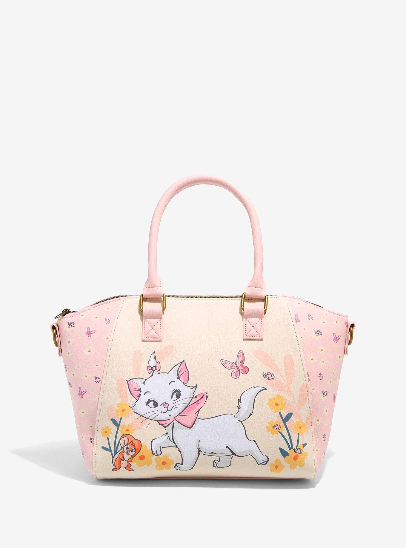 Loungefly Disney The Aristocats Marie Floral Butterfly Satchel Bag