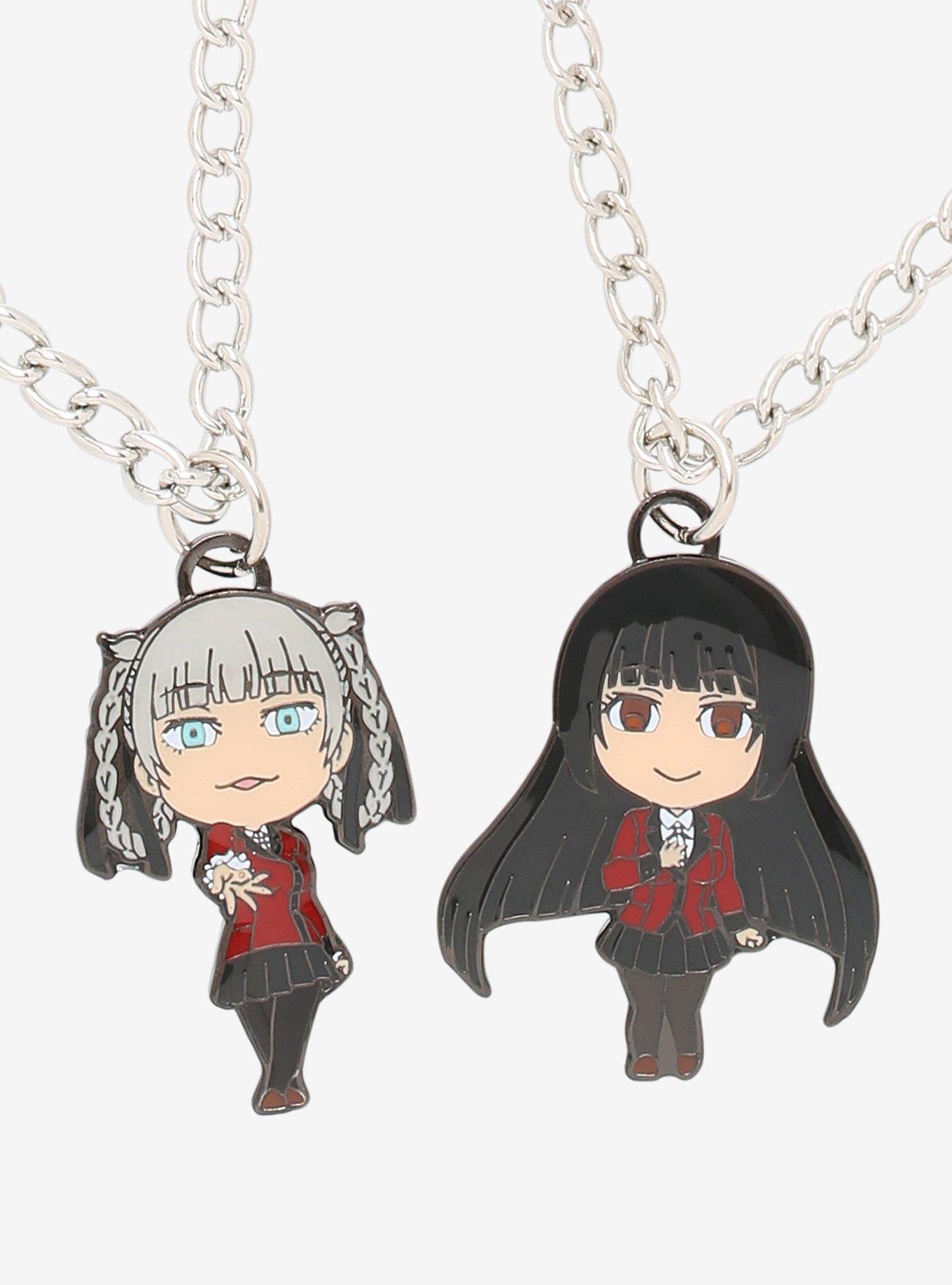 Kakegurui Yumeko & Kirari Best Friend Necklace Set, , hi-res