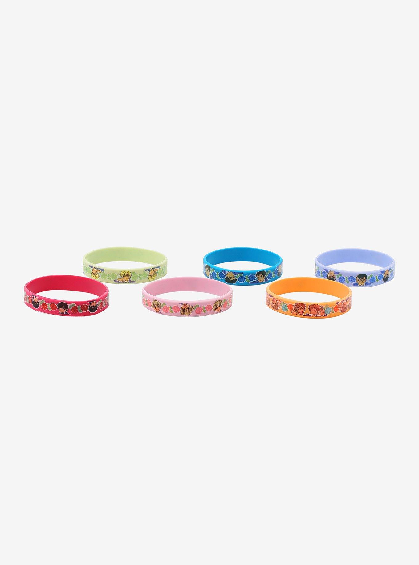 Ouran High School Host Club Character Rubber Bracelet Set, , hi-res
