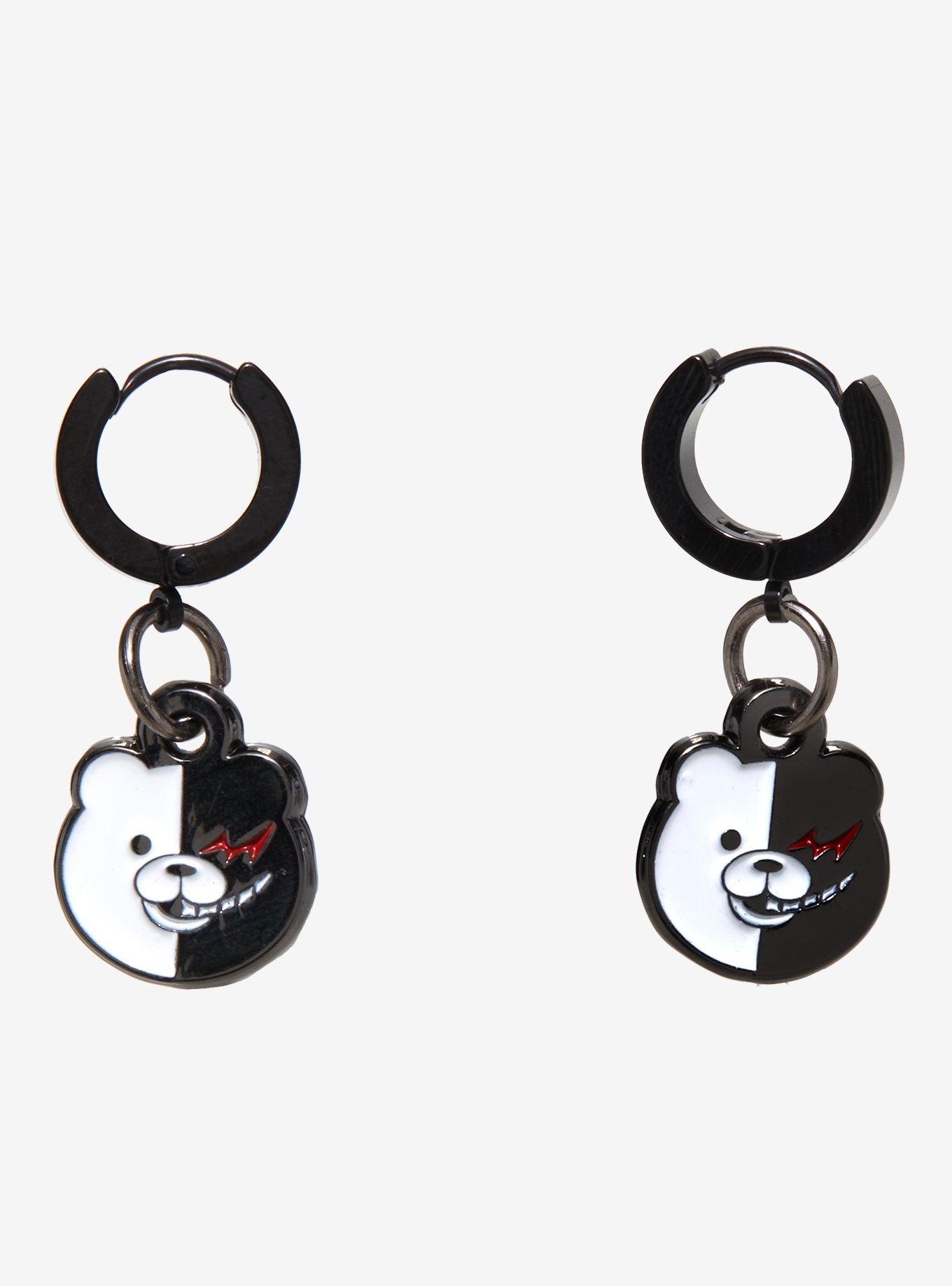 Danganronpa 3: The End Of Hope's Peak High School Monokuma Huggie Hoop Earrings, , hi-res