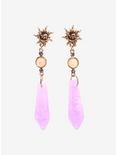 Disney Tangled Sun Crystal Drop Earrings, , hi-res