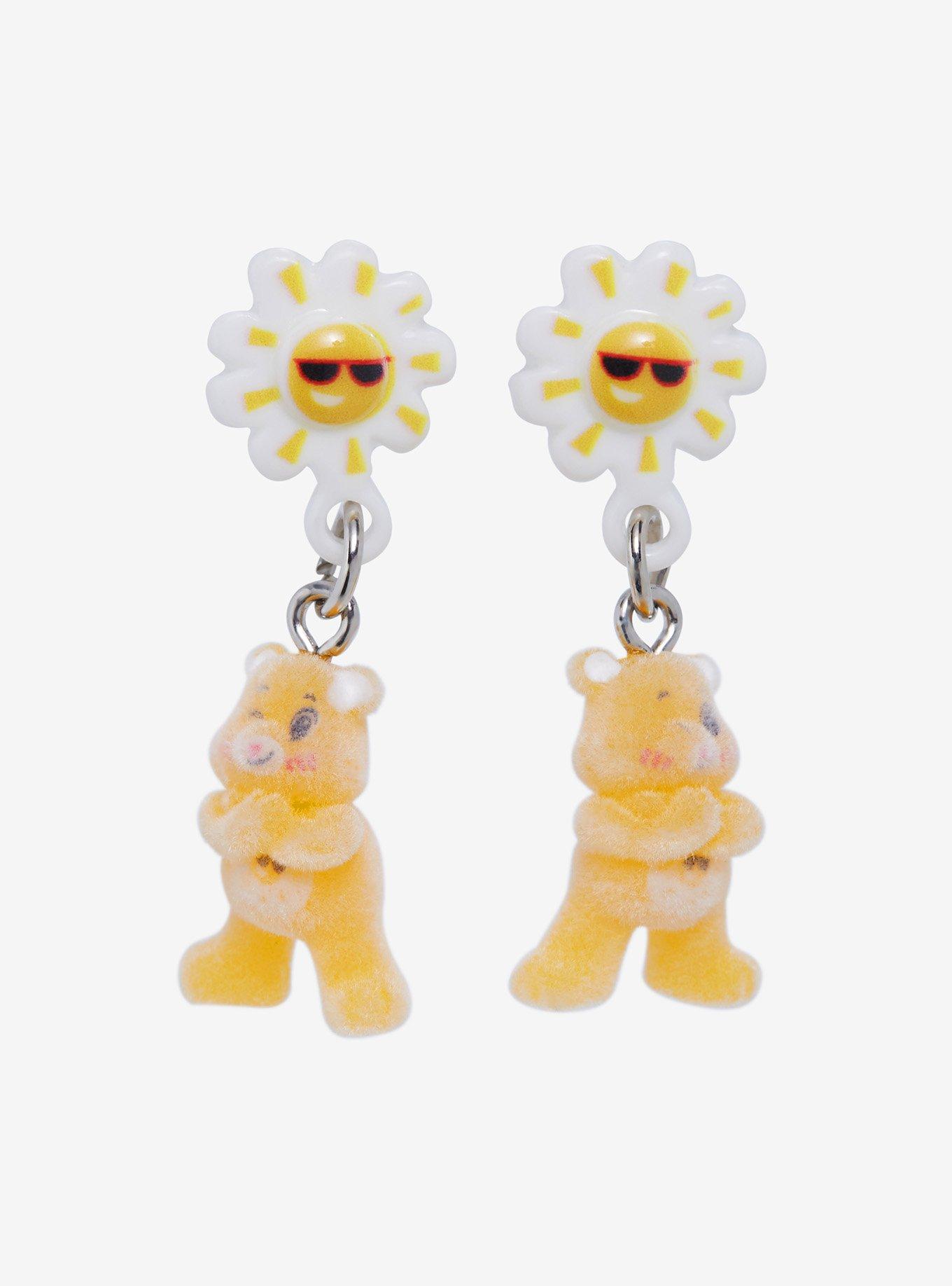 Care Bears Funshine Bear Drop Earrings, , hi-res