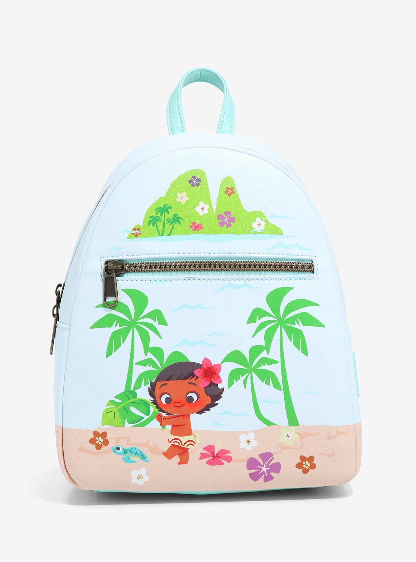 Hot Topic Loungefly Disney Lilo & Stitch Turtle Beach Mini Backpack