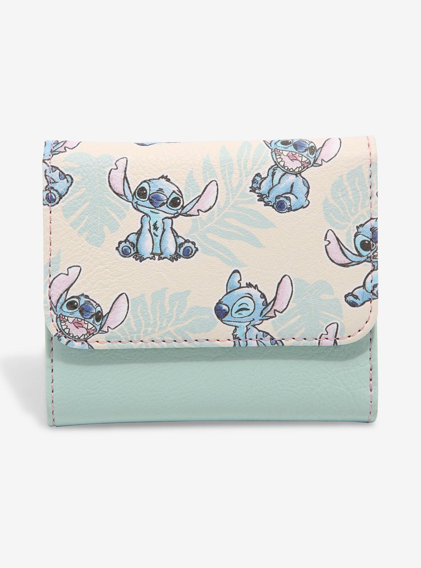 Loungefly Disney Lilo Stitch Tropical Leaves Mini Wallet Hot Topic