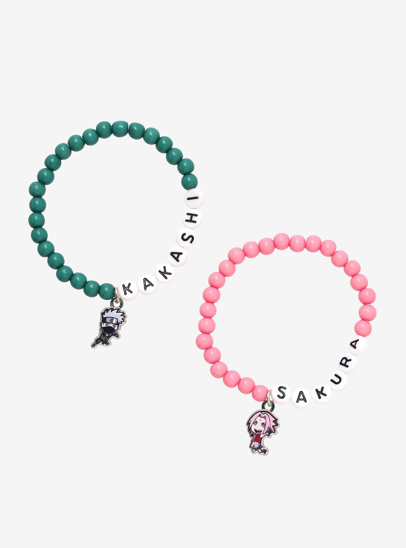 Naruto Shippuden Kakashi & Sakura Best Friend Bracelet Set, , hi-res