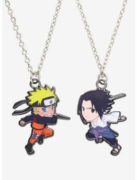 Naruto Shippuden Fighting Duo Best Friend Necklace Set, , hi-res