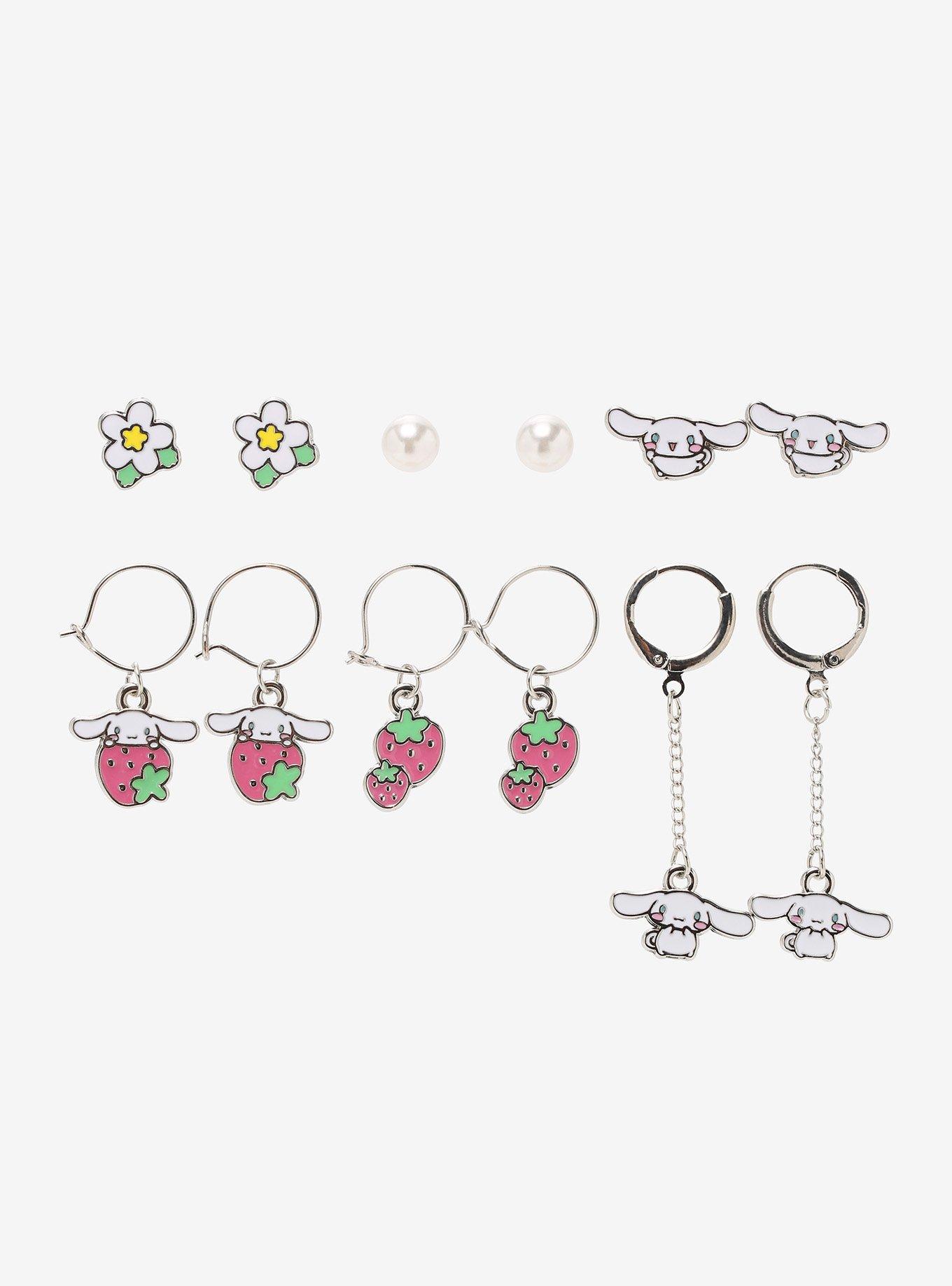 Crazy in Lock Earrings Set S00 - Fashion Jewelry