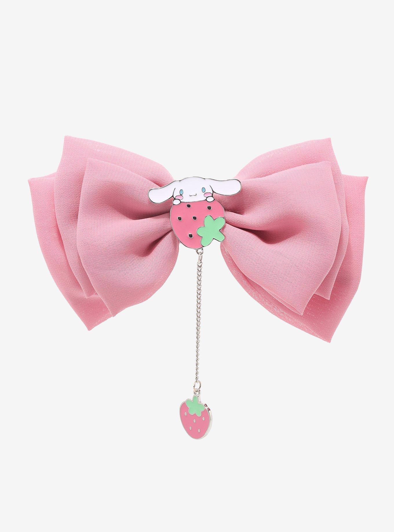 Cinnamoroll Strawberry Hair Bow, , hi-res