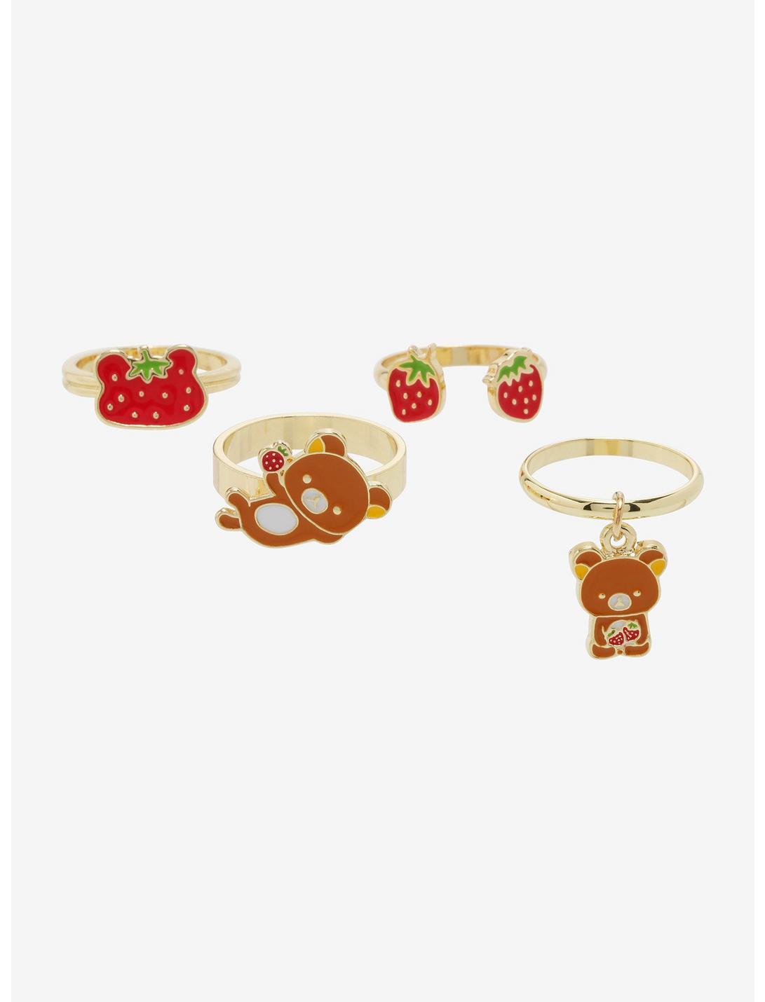Rilakkuma Strawberry Ring Set, , hi-res