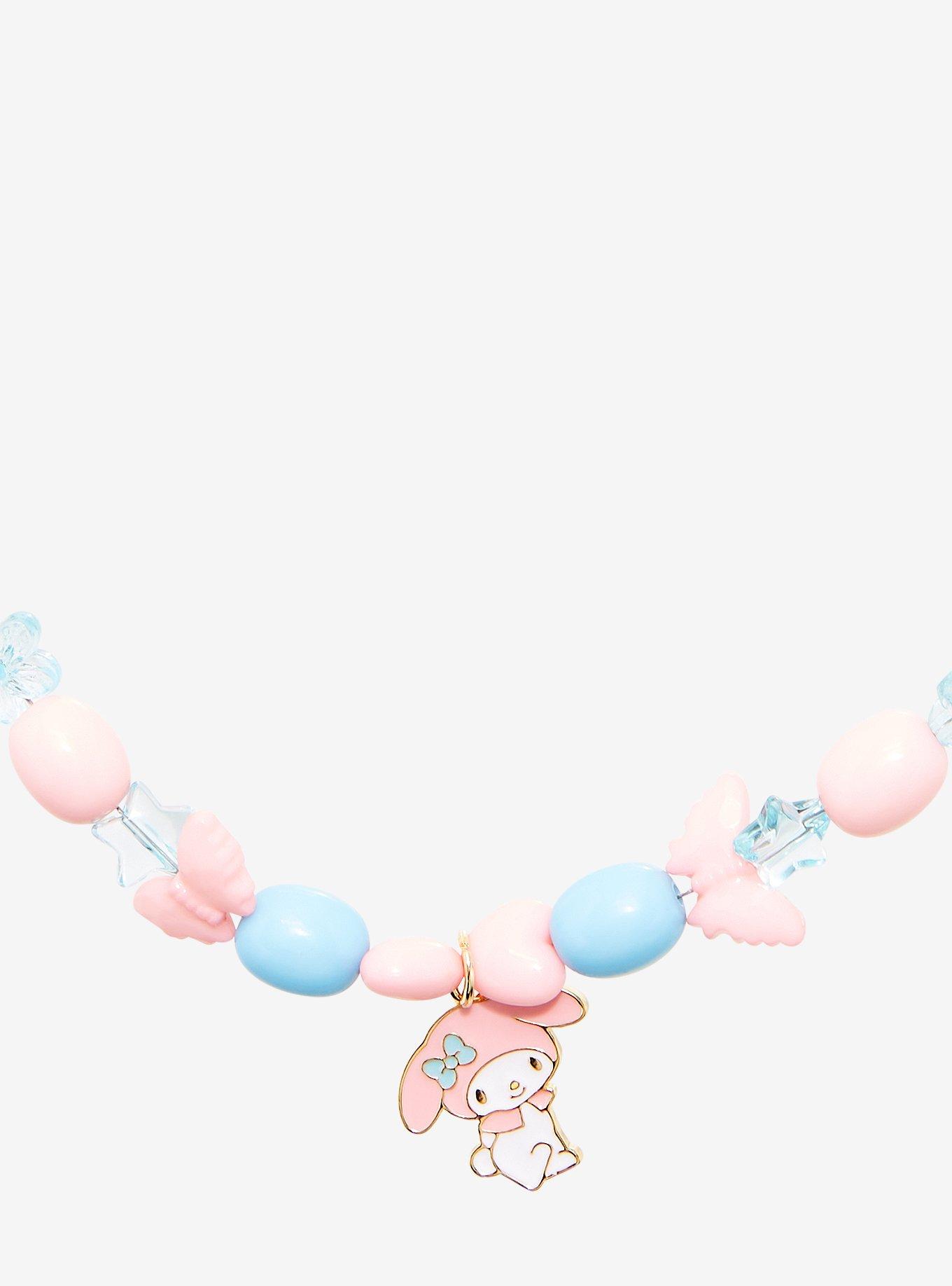 My Melody Pastel Beaded Necklace | Hot Topic