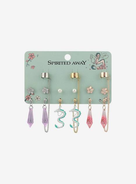 5-Pair Bear & Bug Stud Earring Set, One Size , No Color Family