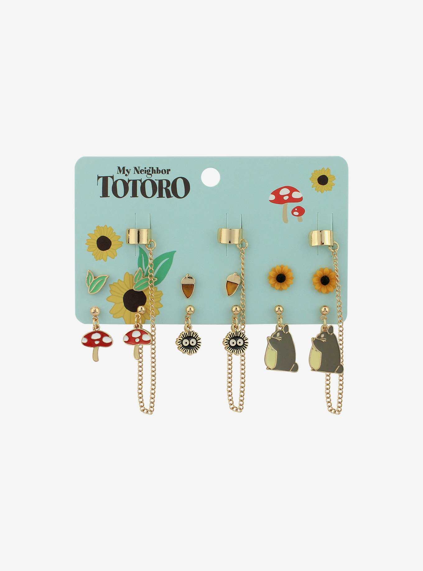 Studio Ghibli My Neighbor Totoro Cuff Earring Set, , hi-res