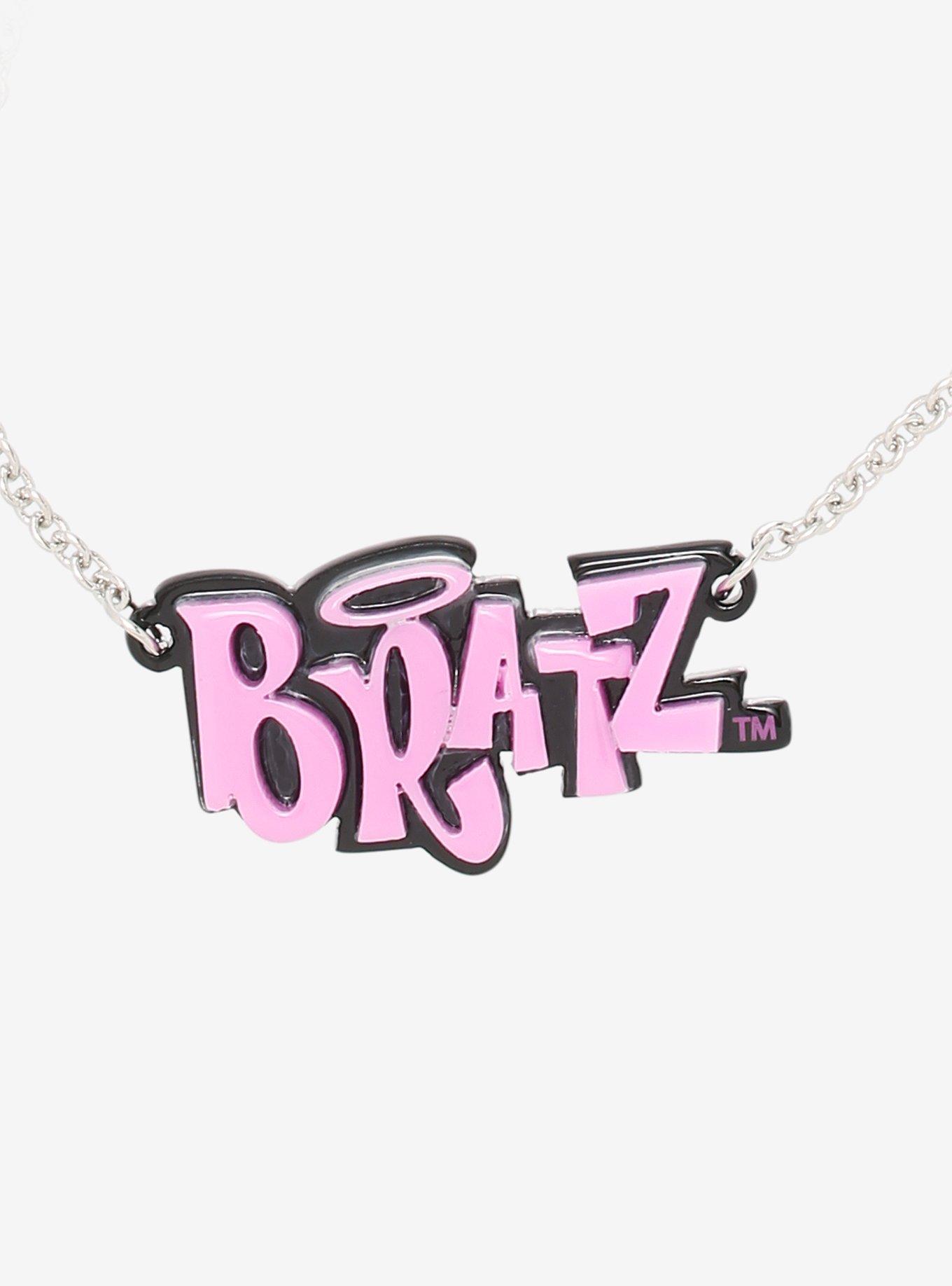 Bratz Pastel Pink Nameplate Necklace, , hi-res