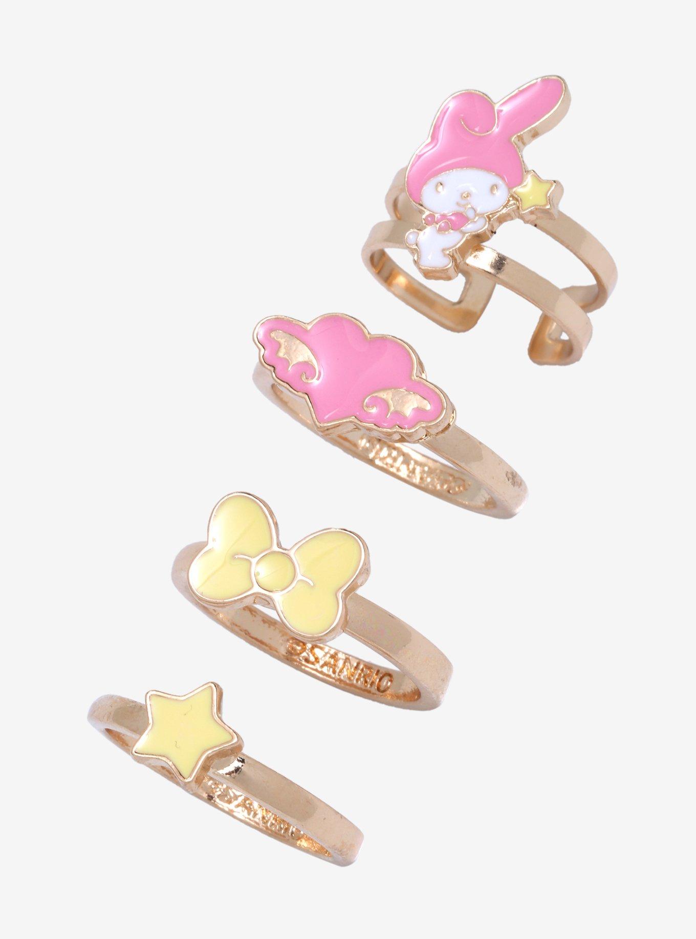 My Melody Heart Ring Set, , hi-res