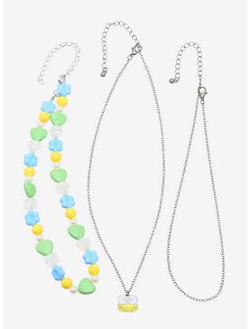 Keroppi Pastel Beaded Necklace Set, , hi-res
